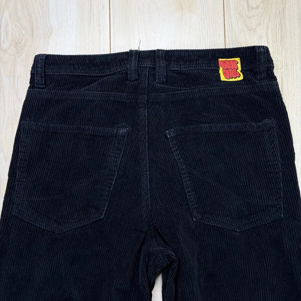 Empyre Corduroy Pants Mens Size 30x28 Baggy Straight Fitting Y2K Black Skate